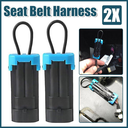 2x Car Modification Seat Belt ABS Harness Safety Strap Accessories for Vehicles