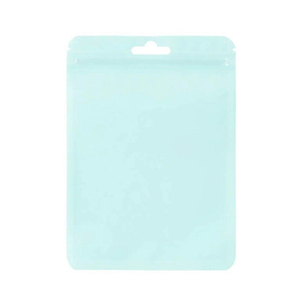100pcs Macaron Colour Zip Lock Bags Transparent Seal Pouches