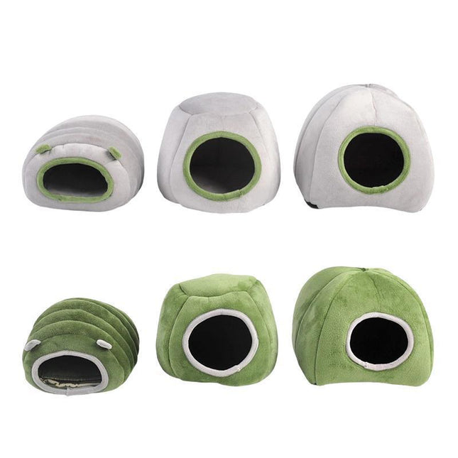 Soft Small Animal Guinea Pig Cozy Warm Pet Tent Hamster House Hideout Cave Bed - Aimall
