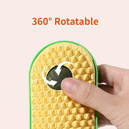 Cat Scrubber Toy for Cats Self Grooming Hair Removal Scratching Face Massage