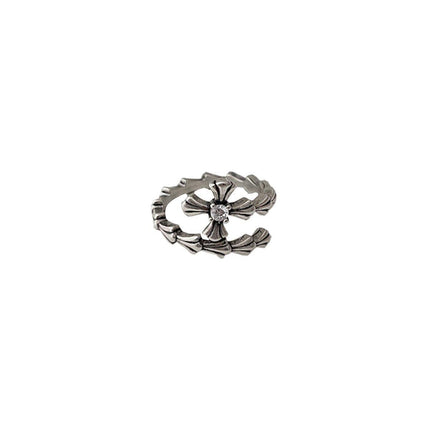 Non-Fading Hip Hop Open Ring for Girls Stylish Adjustable Fashion Jewelry
