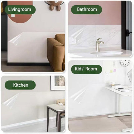Kitchen Oil Splash Guard Wall Foil Protector Stove Cover Removable Baffle Screen - Aimall