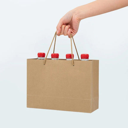 25pcs Paper Gift Bags Handbag Kraft Paper BagsParty Favors Wedding Packaging