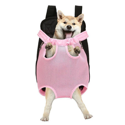 M Size Pet Carrier Dog Cat Puppy Front Back Backpack Shoulder Carry Sling Pouch Bag - Aimall