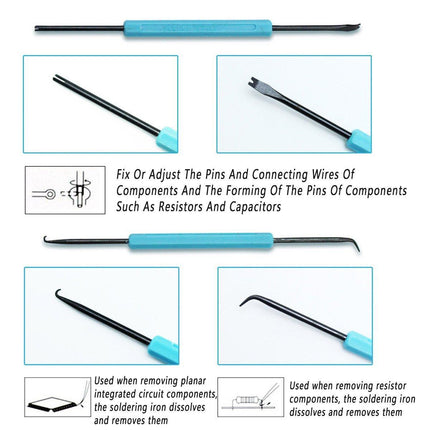 6pcs Soldering Iron Repair Kit Welding Fluxing Tools for Electronics Maintenance