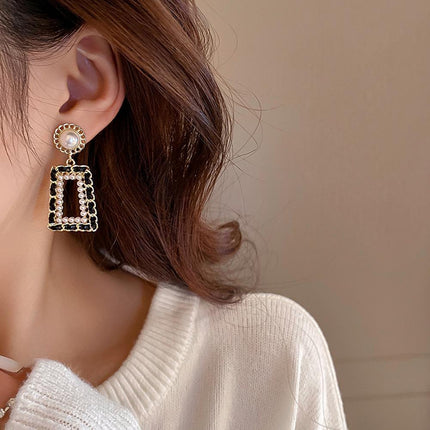 Gorgeous Vintage Black White Earrings Various Styles Women Jewelry Best Gift - Aimall