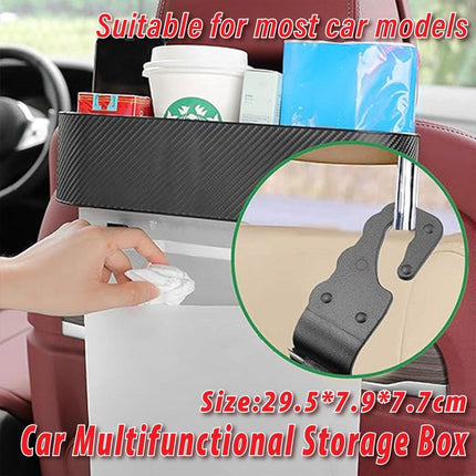 Backrest Hanging Storage Box Multifunctional Car Organizer for Accessories
