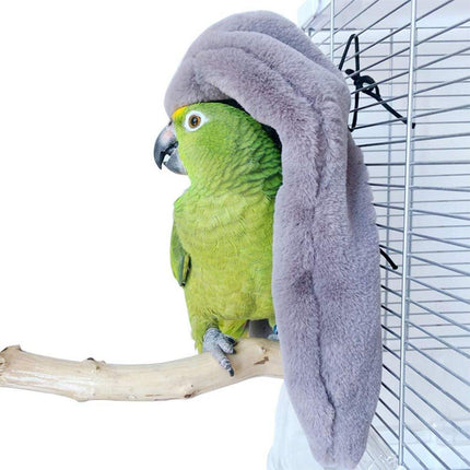 Cozy Bird Blanket Shawl Parrot Snuggle Cabin Plush Hanging Cotton Nest Bedding