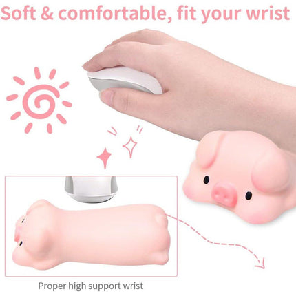 3pcs Cute Cartoon Mouse Pads Wrist Rest Hand Pads Ergonomic Gaming Accessories
