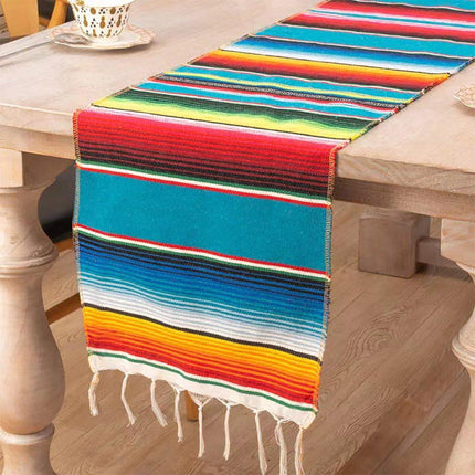 Woven Blanket Tassel Party Tablecloth Home Decoration Table Flags Cover Cloth