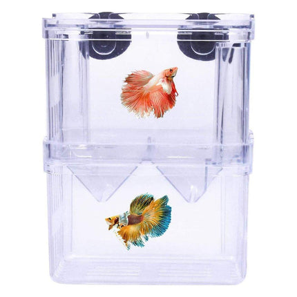 Guppy Breeding Aquarium Fish Tank Hatchery Isolation Breeder Rearing Box - Aimall