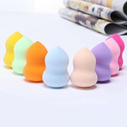 12XBeauty Makeup Sponge Puff Gourd-Shaped Latex Powder Puff Concealer Foundation - Aimall