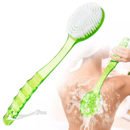 3X Back Cleaning Tool Body Long Handle Shower Brush Bath Sponge Massager Scrubber