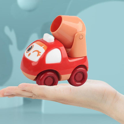 Inertia Train Toy Small Train Crash Resistant Cartoon Car Gifts for Children - Aimall