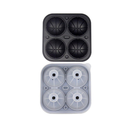 Silicone Ice Cube Mold Large Ice Ball Maker with Lid for Cocktails and Drinks
