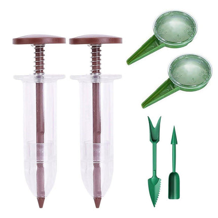 6PCS Garden Seeder Set Mini Seed Planting Tools Manual Seeder for Gardening