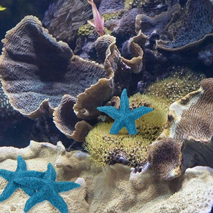 4X Aquarium Resin Starfish Decoration FishTank Marine Simulation Micro Landscape