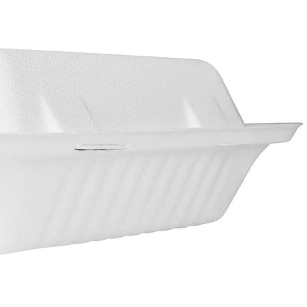 200/250PCS Biodegradable Compostable Ecofriendly Disposable Clamshell Food Box - Aimall