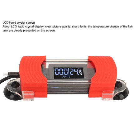 Calibrated Aquarium Thermometer Dual Display Fish Tank Temperature Screen