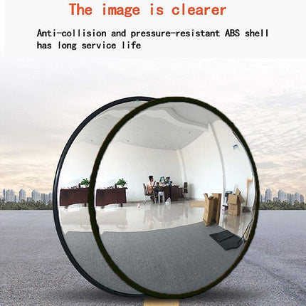 30cm Round Convex Mirror Blind Spot Safety Mirror Traffic Driveway Shop Junction - Aimall