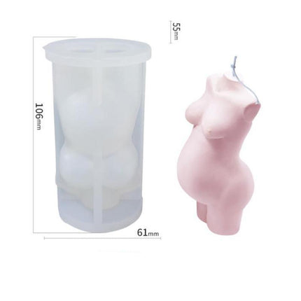 3D Silicone Candle Moulds DIY Soy Soap Aromatherapy Candles Wax Plaster Mold 15+ - Aimall