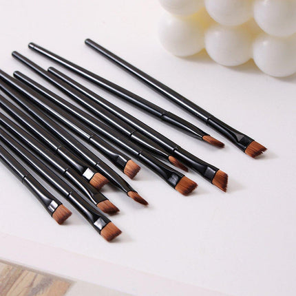 100PCS Black Portable Single Eyeshadow Blending Brush 10cm Eye Makeup Brushes