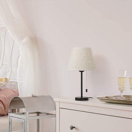 Modern Simple Zip Table Lamp Bedside Lamp for Hotel Bedroom Study Reading Light