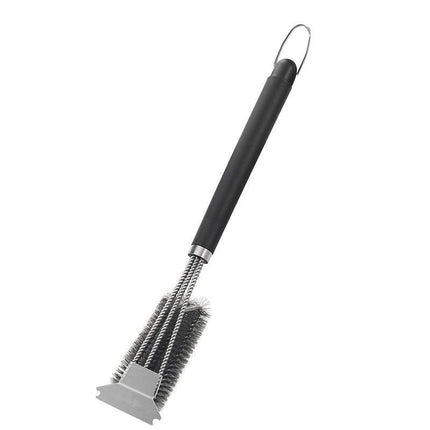 Grill Brush and Scraper 18 Inch Stainless Steel Barbecue Cleaning Brush Wire Bri - Aimall
