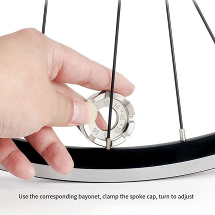 Bicycle Spoke Wrench Ring Tool Bike Wheel Repair Tool for Spoke Adjustment Kit