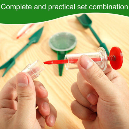 6PCS Garden Seeder Set Mini Seed Planting Tools Manual Seeder for Gardening