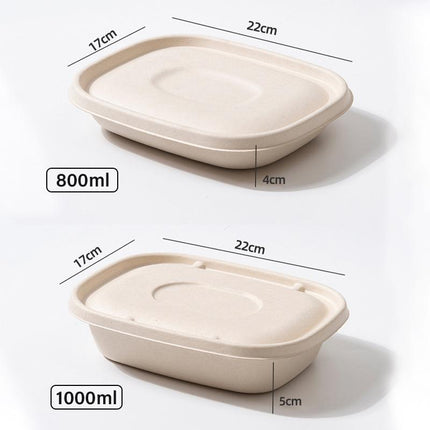 100X Food Preparation Burger Storages Cake Packaging Box Lunch Boxes - Aimall