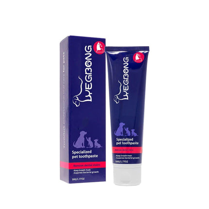 Pet Oral Care Cats Dogs Clean Bad Breath Tartar Stains Teeth Whitening Kit