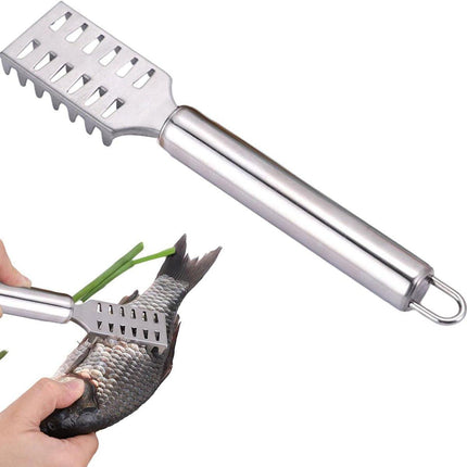 Stainless Steel Fish Scale Knife Easy Home Scale Removal Kitchen Tool Scraper