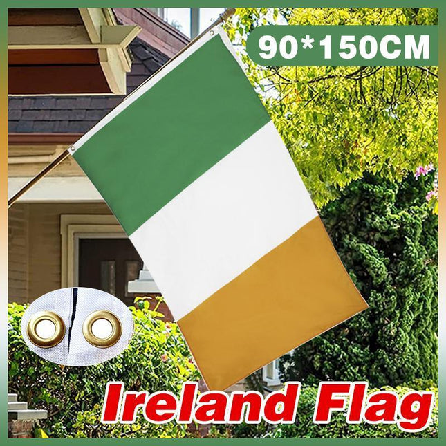 Irish Ireland Flag National St Patricks Day Outdoor Large 90 X 150 CM 3ft x 5ft - Aimall