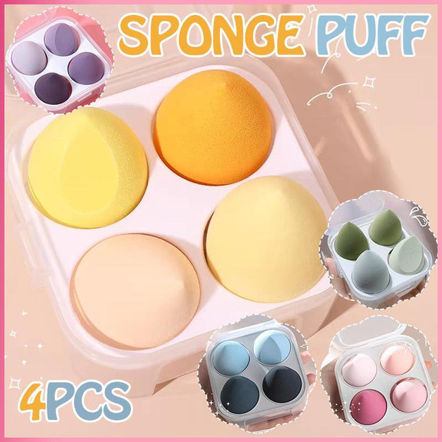 4PCS Beauty Blender Cosmetic Foundation Sponges Makeup Puff Eggs Flawless Tools - Aimall