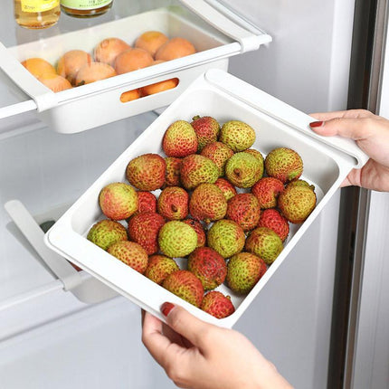 3pcs Pull Out Egg Drawer Organizer for Refrigerator Home Storage Tray Kitchen