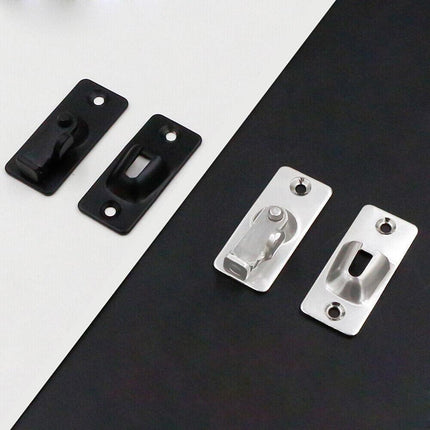 90 Degree Stainless Steel Latch Safety Right Angle Sliding Door Lock Door Hasp - Aimall