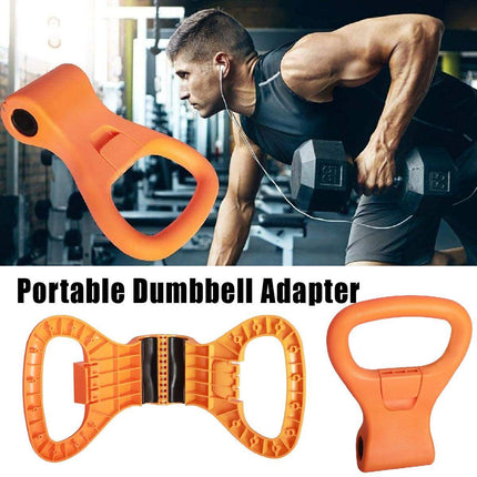 Comfortable Kettlebell Grip Adjustable Clamps Handle Dumbbells to Kettlebells