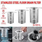 Bathroom Floor Drain Filter Anti-Blocking Hair Catcher Shower Sink Mesh Basket
