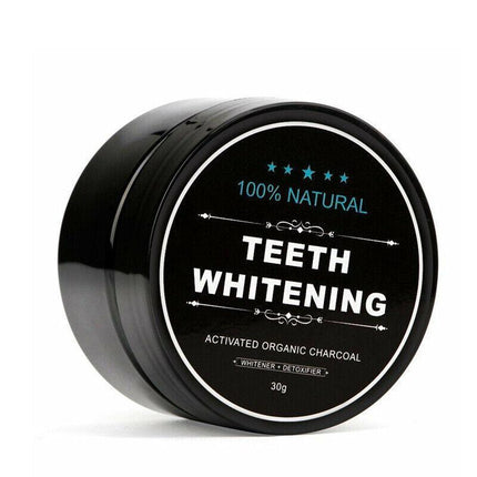 Carbon Coco Organic Teeth Whitening Powder Coconut Charcoal Tooth Polish White - Aimall