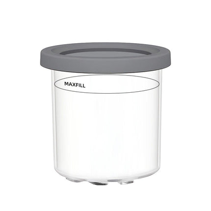 1 or 2 Pieces Ice Cream Tin Container Storage Box for Ice Cream Making Home