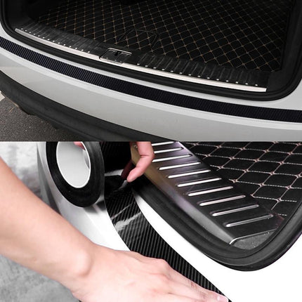 3PCS 3M Carbon Fiber Car Sticker Door Sill Anti-Scratch Tape DIY Protection Film - Aimall