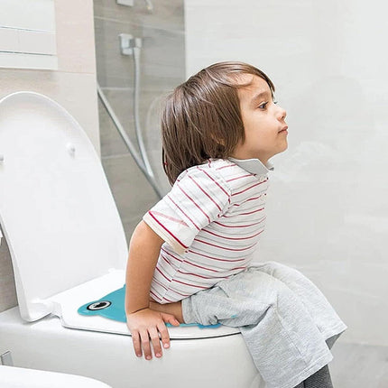 Blue Kids Toilet Seat Washer Portable Baby Training Seat for Easy Potty Training