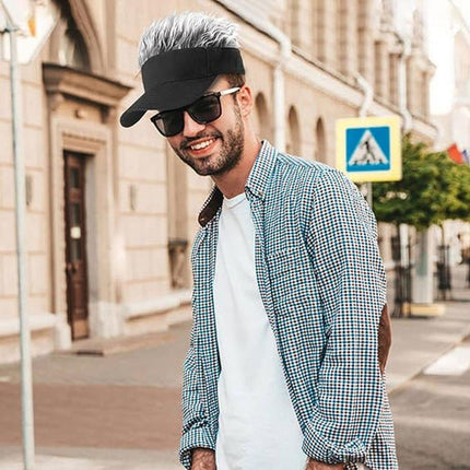 Trendy Hip Hop Wig Cap Stylish Duck Bill Cap for Hipster Fashion Accessories