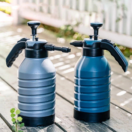 Pressure Pump Spray Bottle 2L Easy Pump Adjustable Nozzle Garden Watering Flower