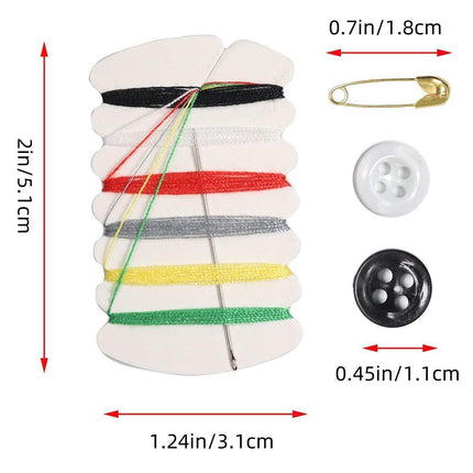50pcs Hotel Sewing Kit Travel Emergency Sewing Set for Guesthouse and Hotel Room