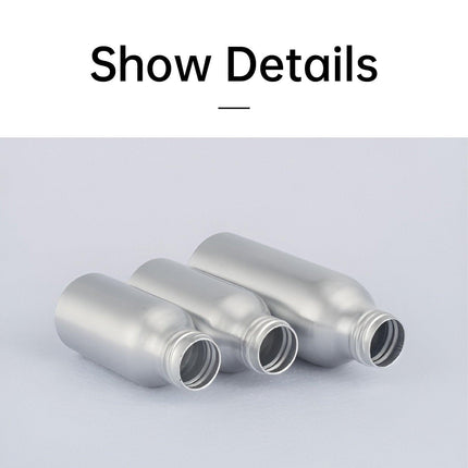 10pcs Travel Size Refillable Aluminum Spray Bottles Toner Cleaning Solution Mist