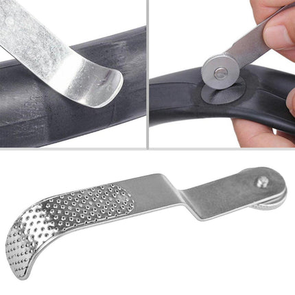 5pcs Bike Tire Repair Kit Inner Tube Patch Tool Set with File Knife Prying Tools