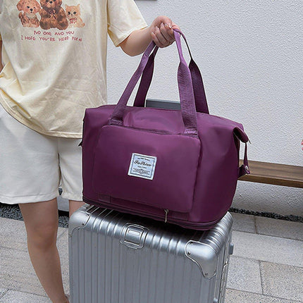 Large Capacity Travel Bag Foldable Luggage Tote Lightweight Storage Duffel Bag