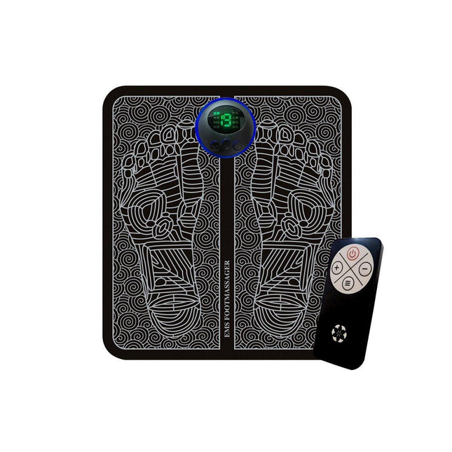 Electric Foot Massager Pad USB Rechargeable Home Foot Massage Device Pain Relief
